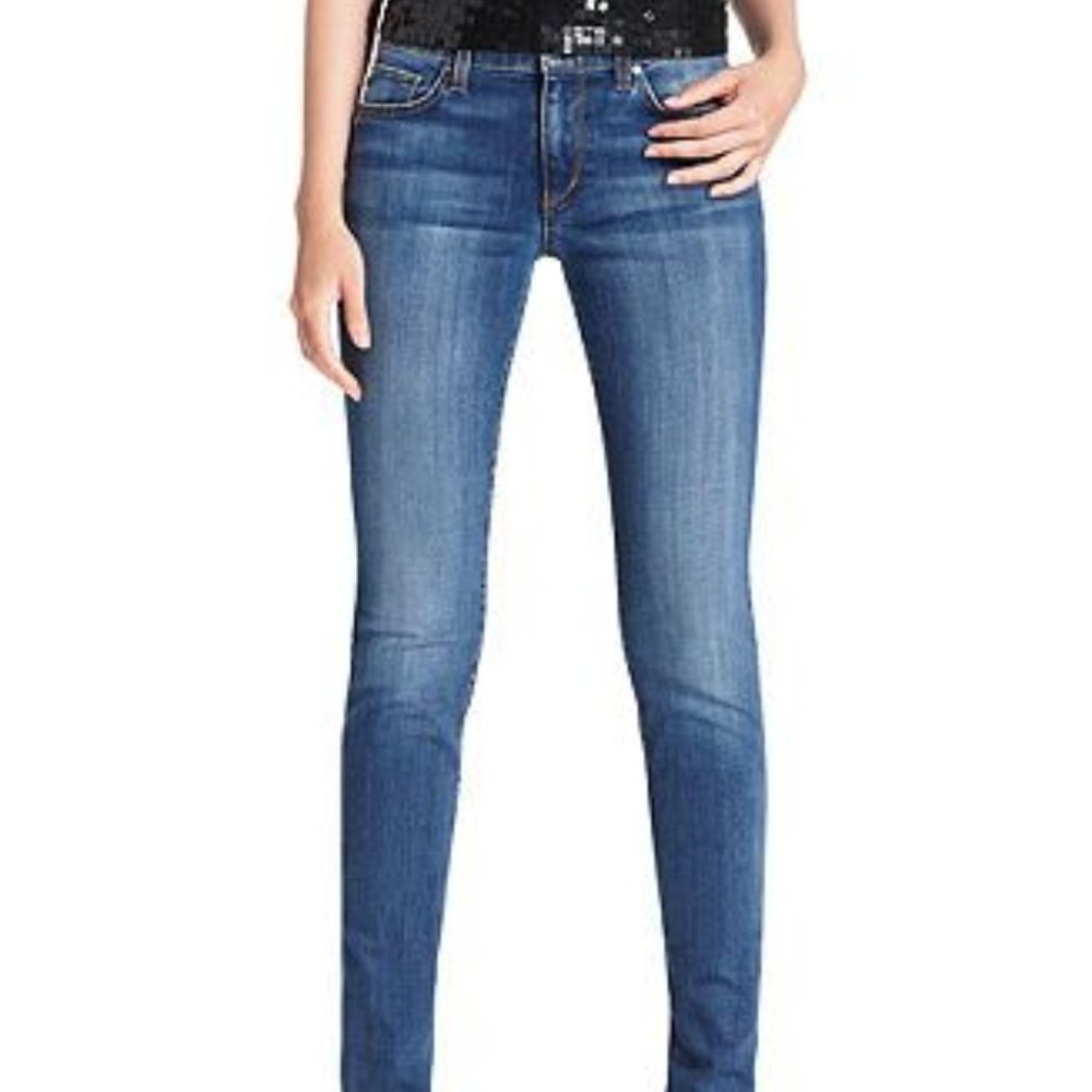 Else Jeans Women's Skinny Solid Low Rise Denim